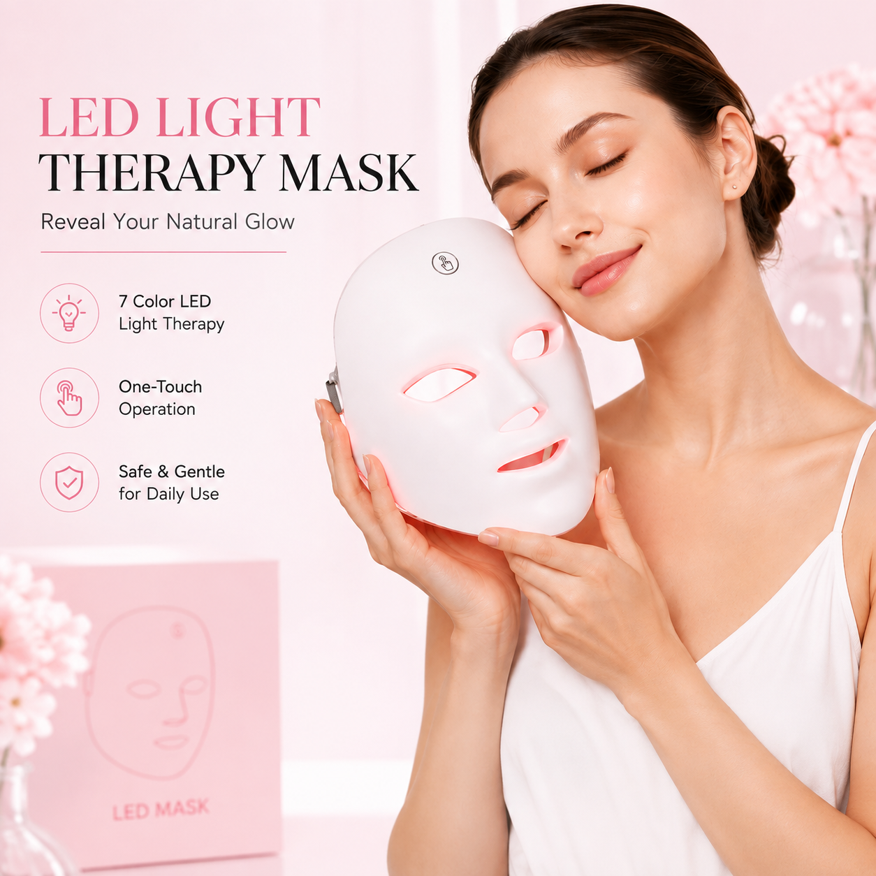LED Therapy Face Mask For Skin Rejuvenation